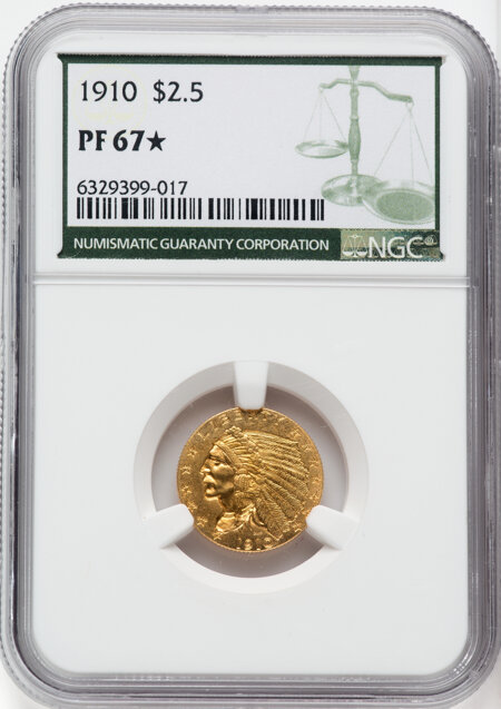 1910 $2 1/2 67 NGC