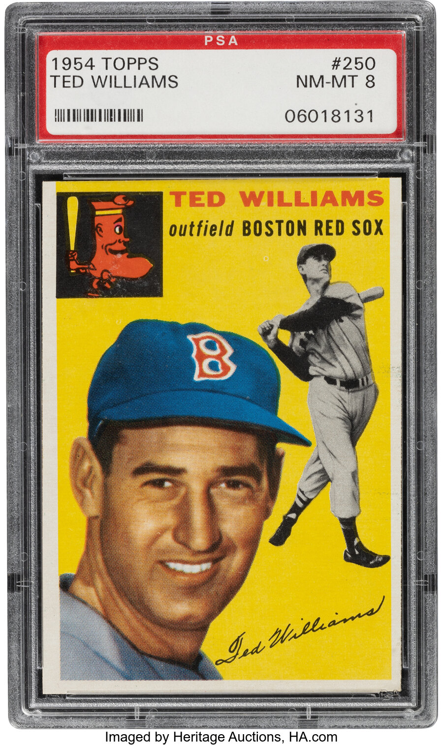 1954 Topps Ted Williams #250 PSA NM-MT 8