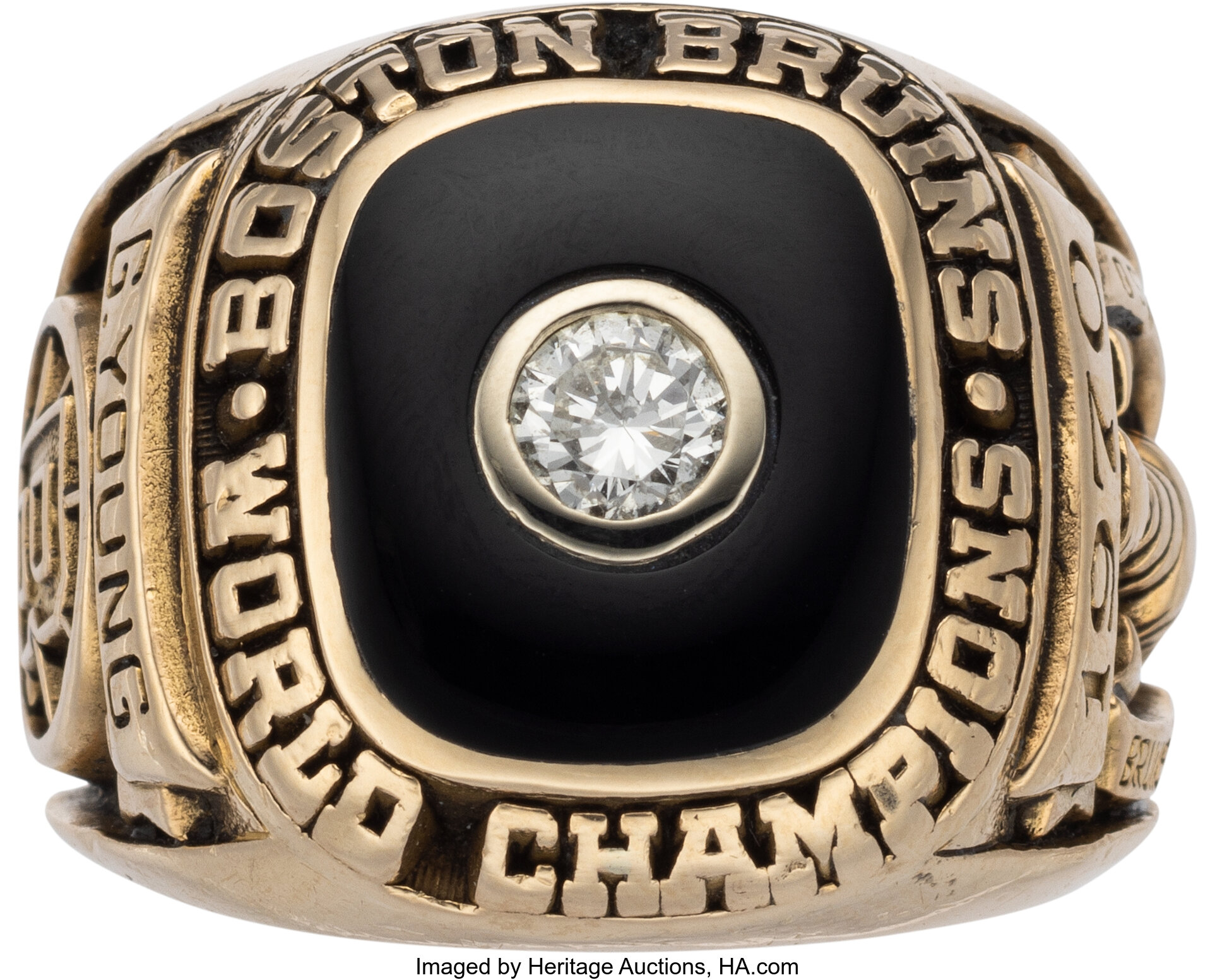 1970 Boston Bruins Stanley Cup Championship Ring Presented to Chief ...