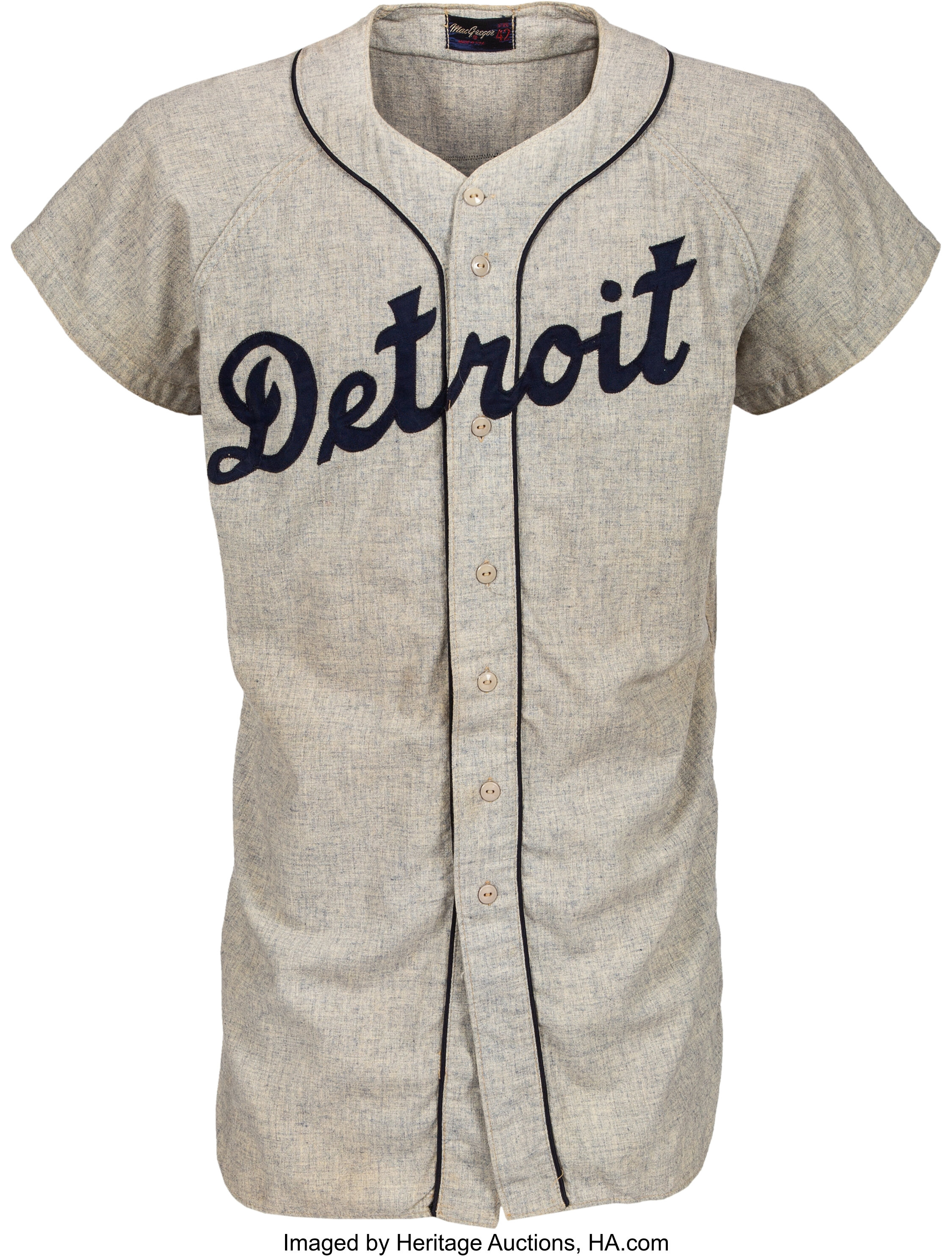 1959 Frank Bolling Game Worn Detroit Tigers Uniform.... Baseball | Lot ...