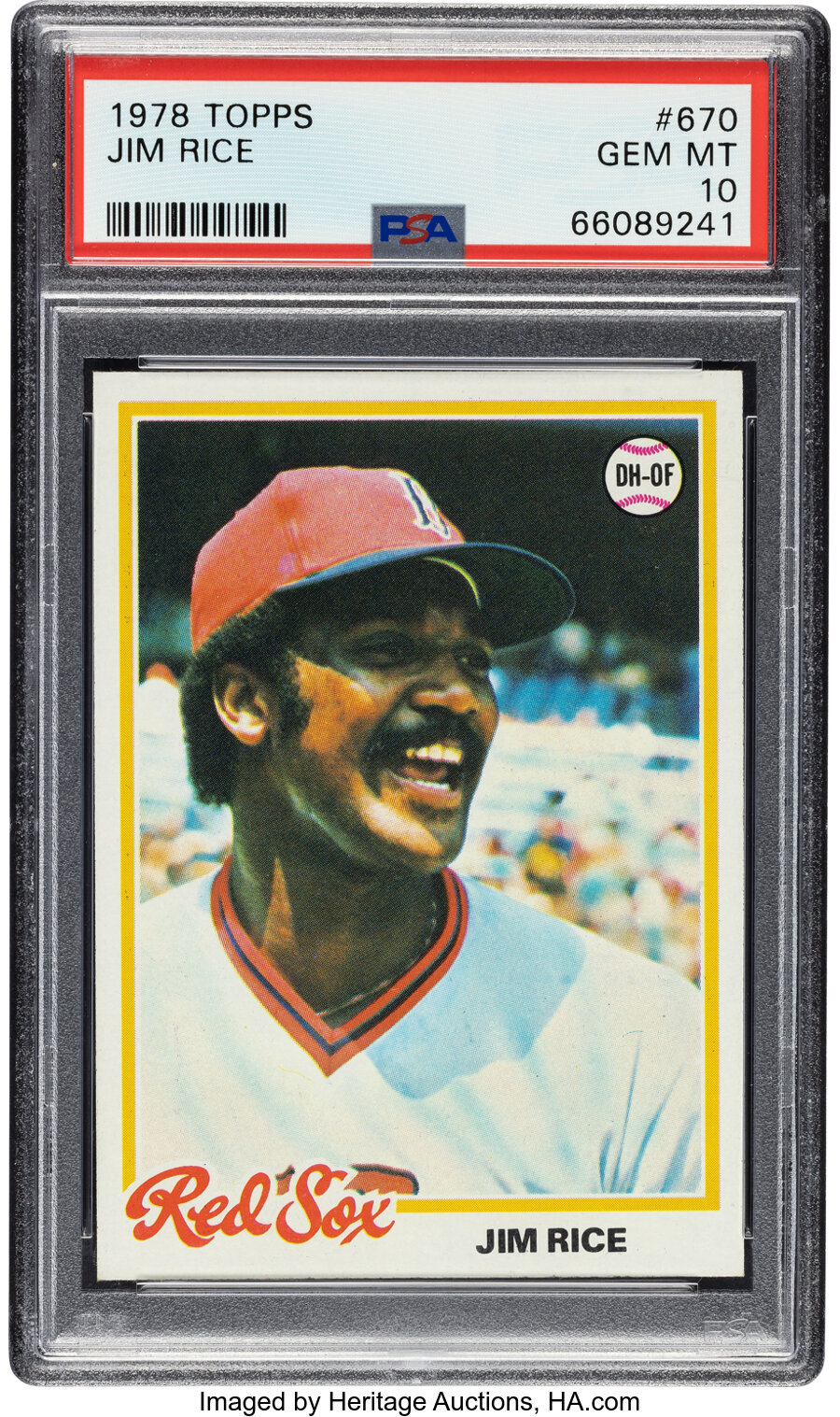 1978 Topps Jim Rice #670 PSA Gem Mint 10