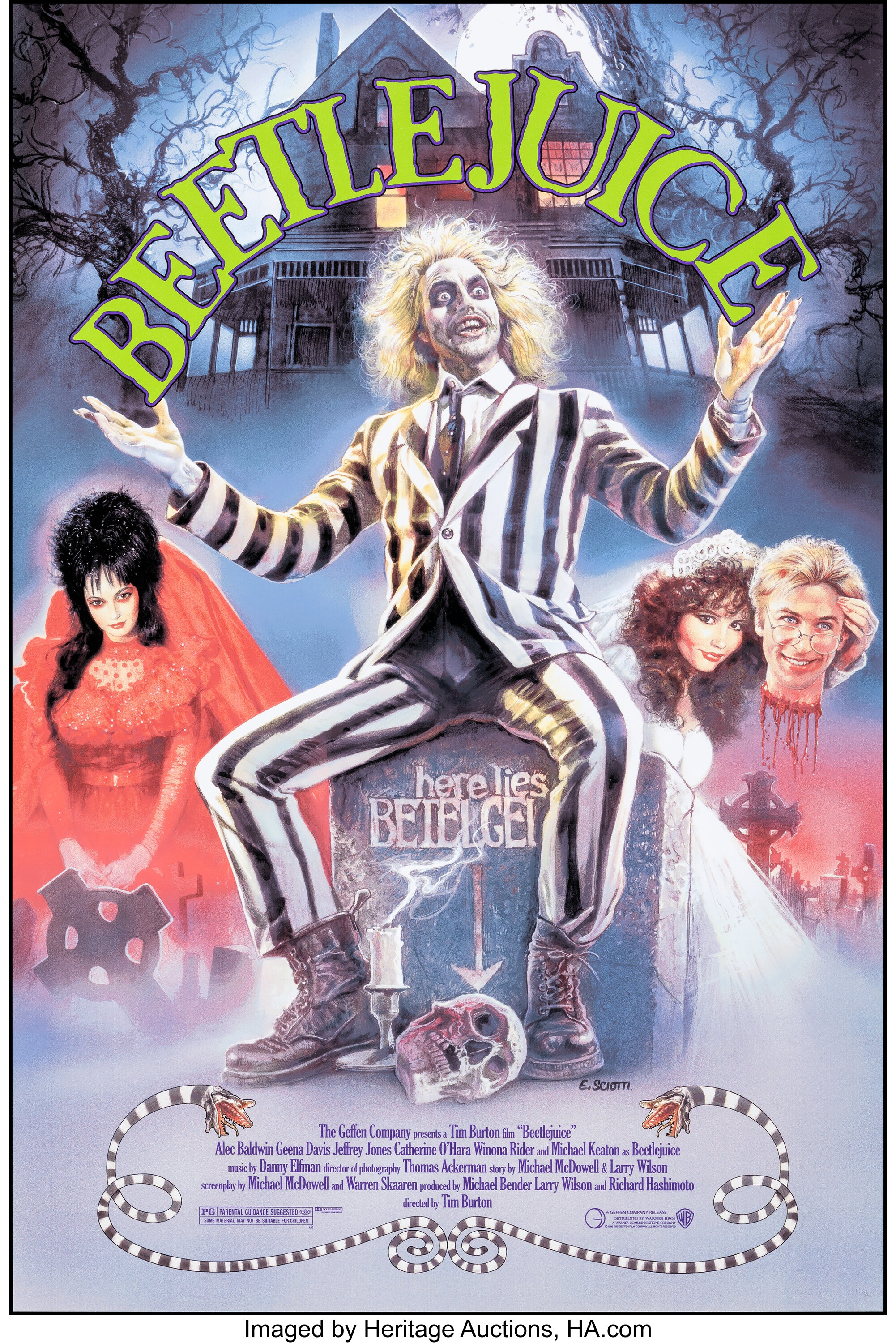 Beetlejuice, 12/55 by Enzo Sciotti (Private Commission, 2020). | Lot ...