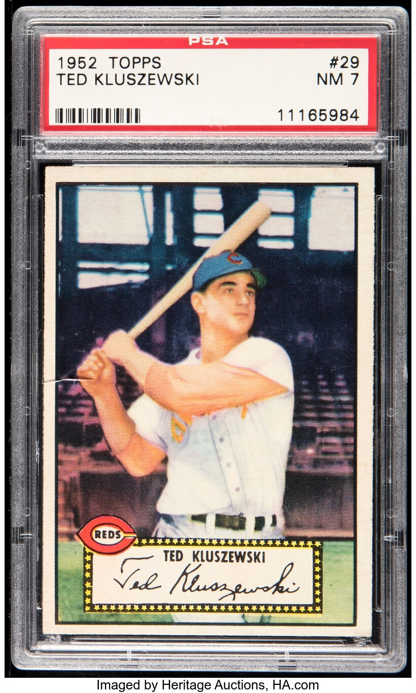 1952 Topps Ted Kluszewski #29 PSA NM 7