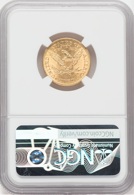 1899 $5 67 NGC