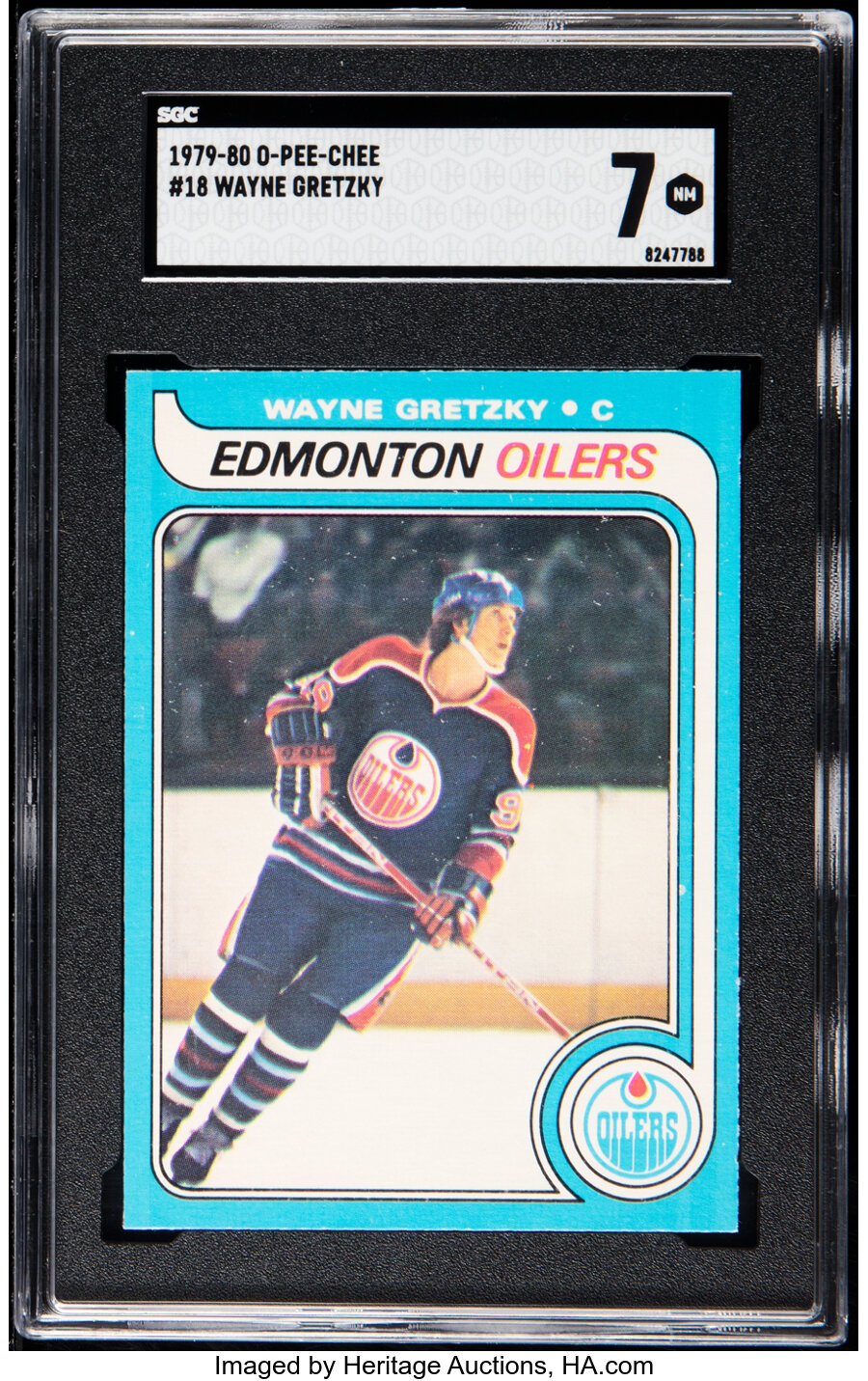 1979 O-Pee-Chee Wayne Gretzky Rookie #18 SGC NM 7