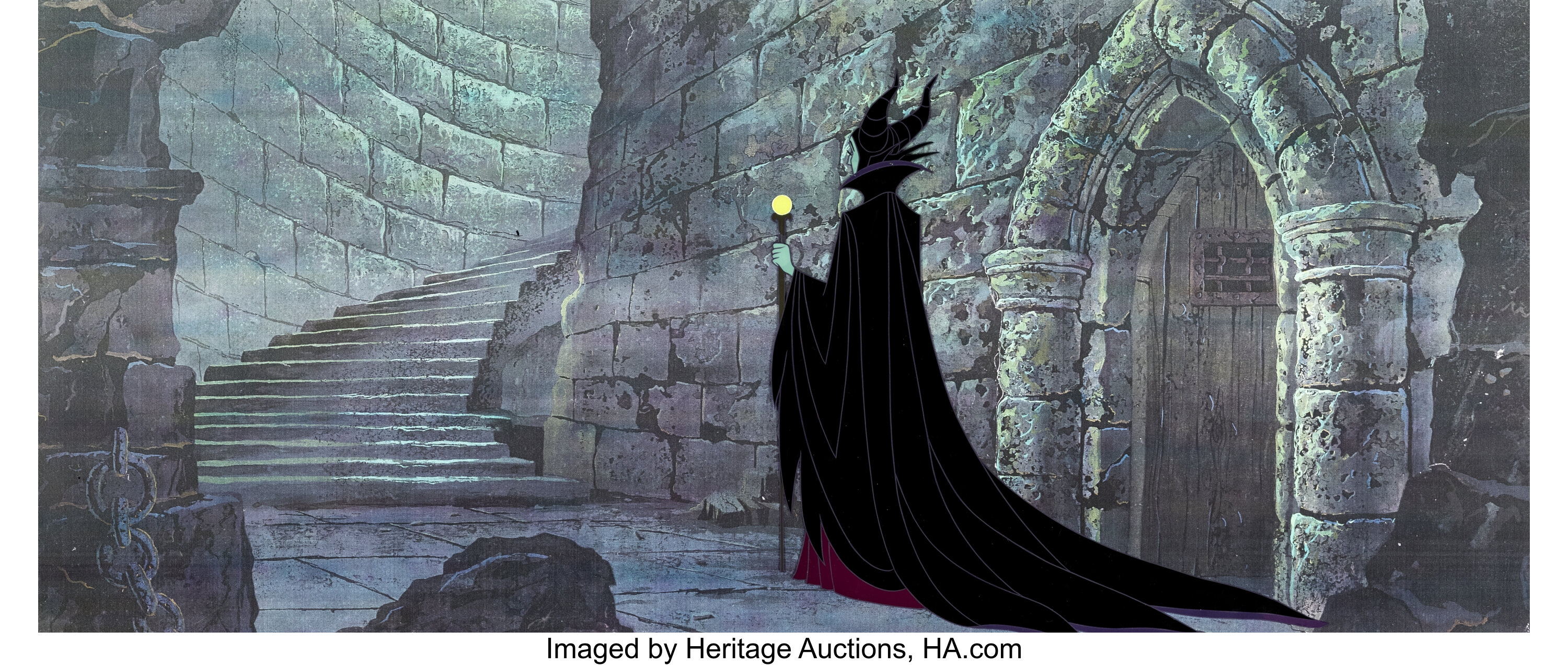 Sleeping Beauty Maleficent Pan Production Cel Walt Disney Lot 17203 Heritage Auctions