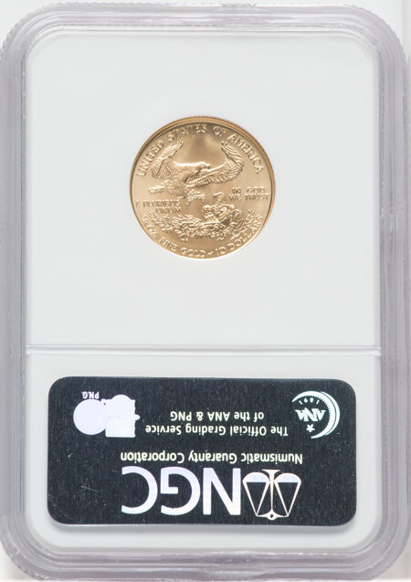 2006-W $10 Quarter-Ounce Gold Eagle, SP 70 NGC