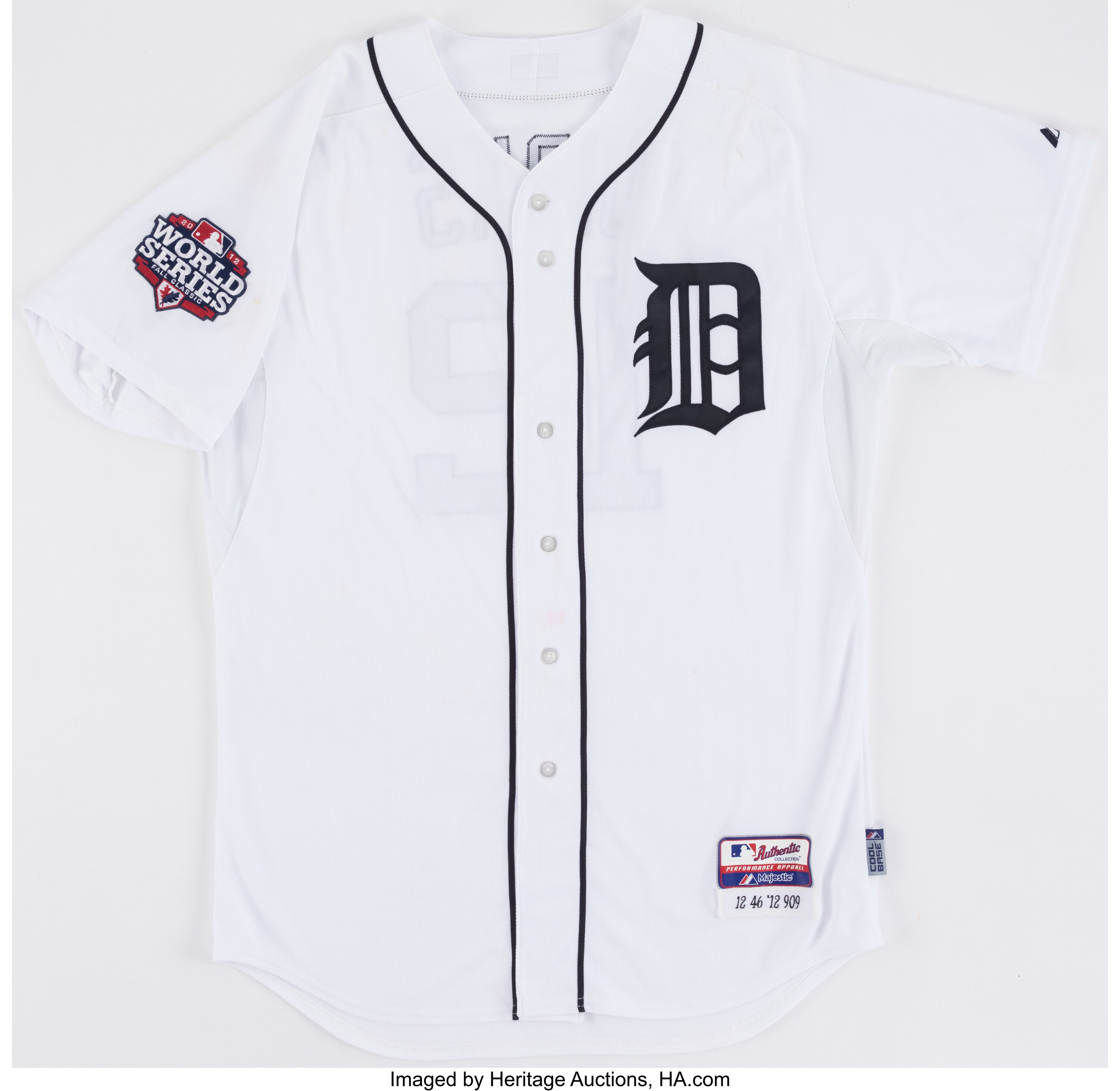 2012 World Series Andy Dirks Detroit Tigers Game Worn Jersey... | Lot ...