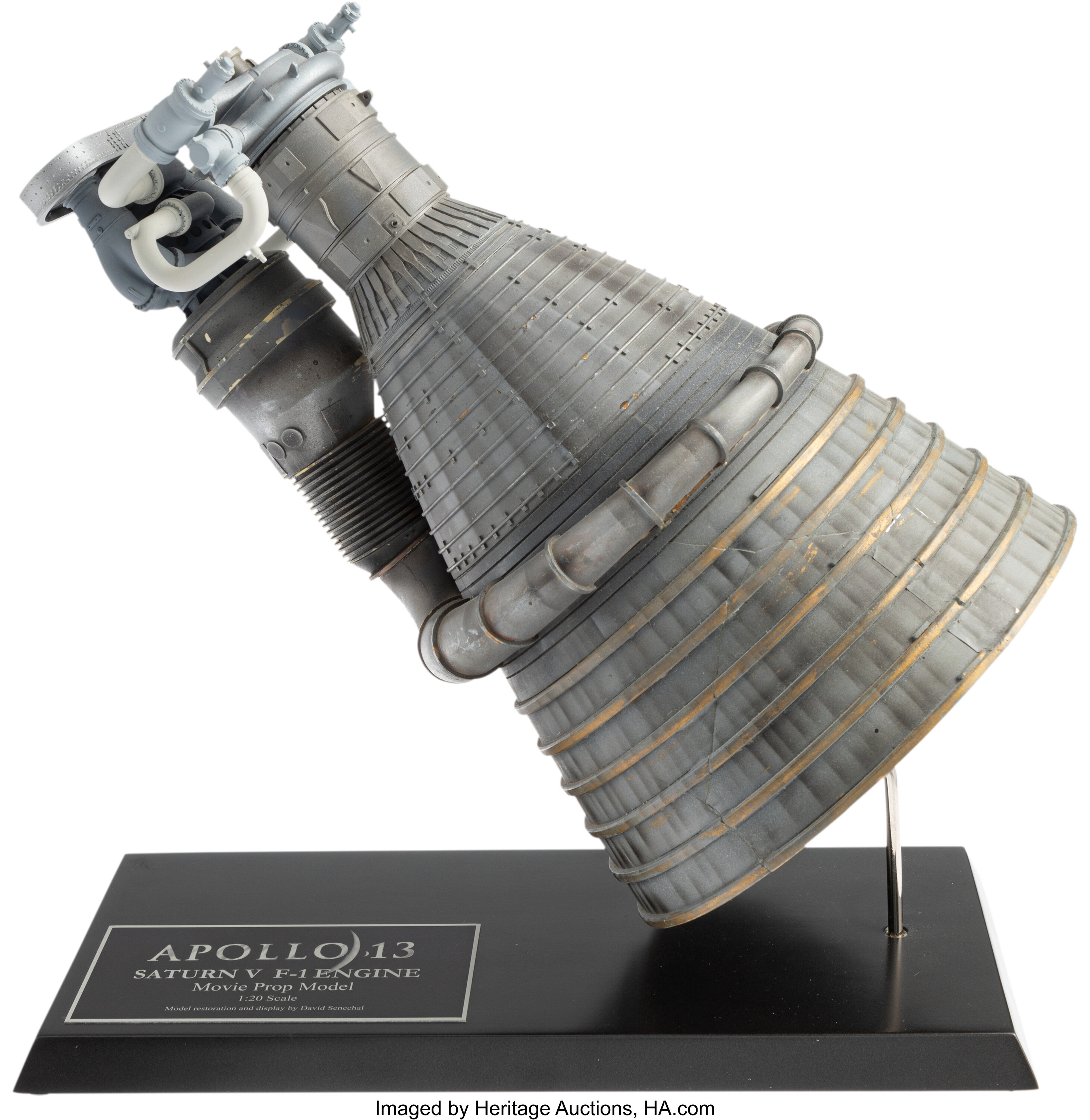 Apollo 13 Film Prop Saturn V F 1 Engine Model 120 Scale Lot 50315 Heritage Auctions 5312