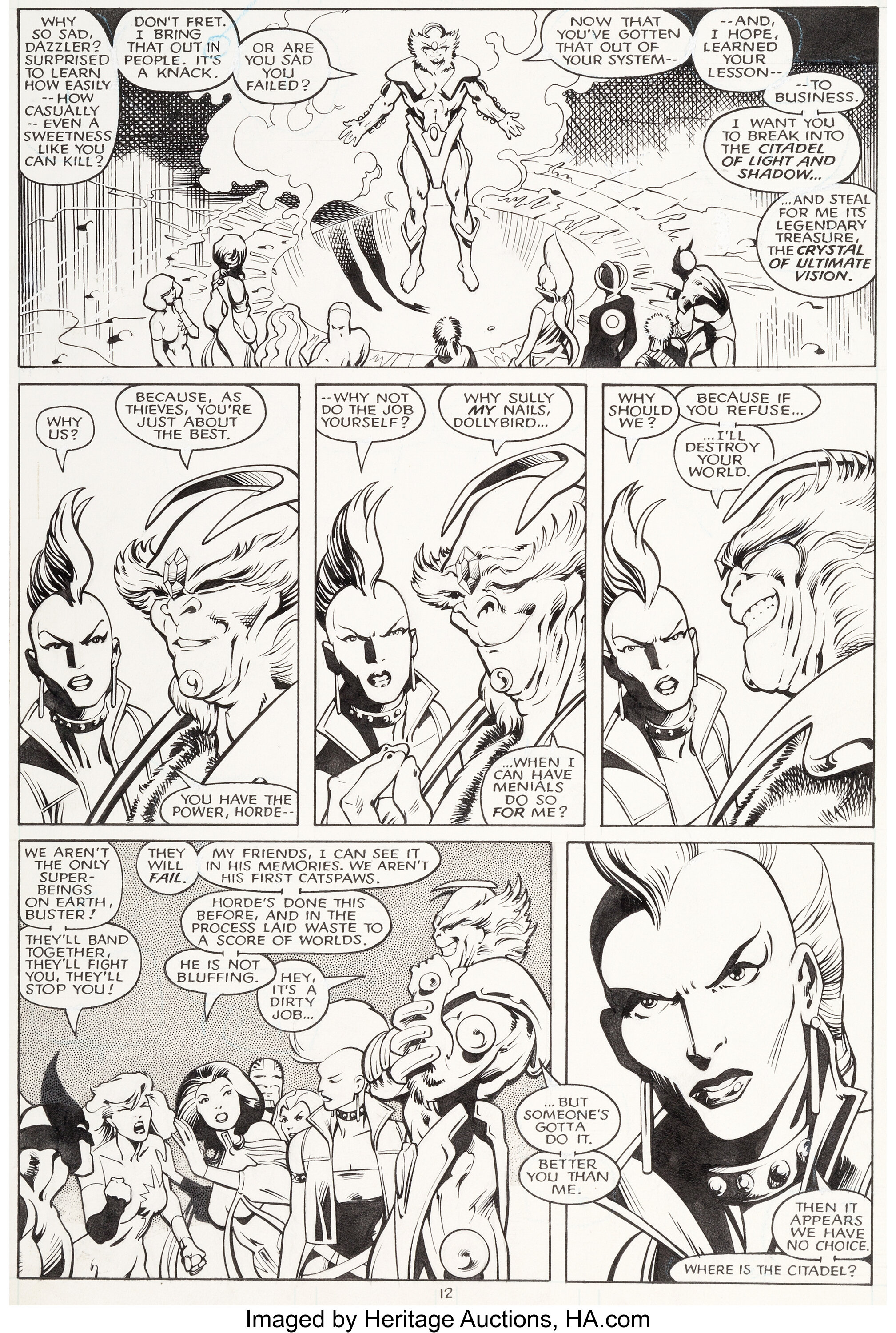 Alan Davis and Paul Neary X-Men Annual #11 Story Page 15 Original | Lot ...