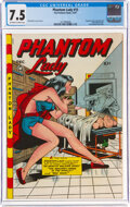 Phantom Lady #15 (Fox, 1947) CGC VF- 7.5 Off-white to white pages