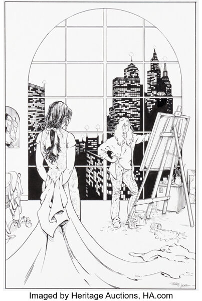 Original Comic Art:Covers, Terry Moore Strangers in Paradise #1 Cover Original Art (Abstract Studio, 1994)....