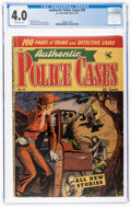 Authentic Police Cases #28 (St. John, 1953) CGC VG 4.0 Off-white pages