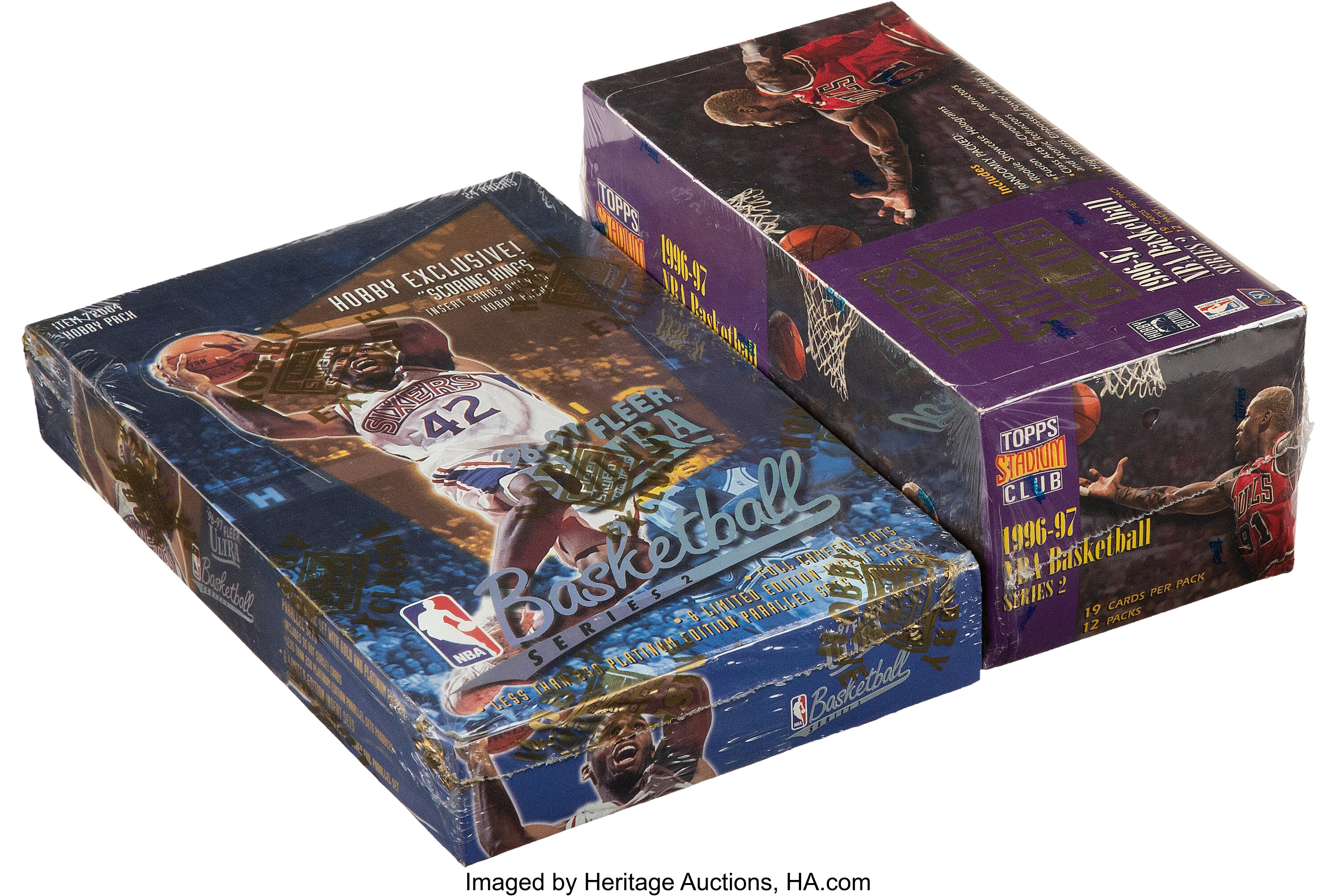 1996 Fleer Ultra Basketball Series 2 & 1996 Topps Stadium Club | Lot ...