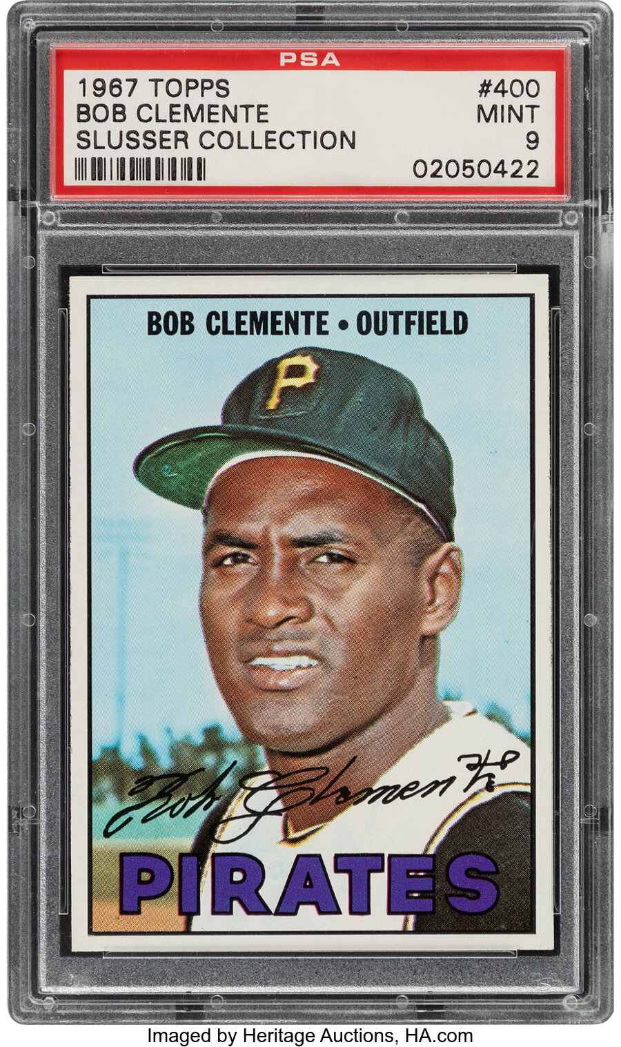 1967 Topps Roberto Clemente #400 PSA Mint 9 - Only Two Higher!