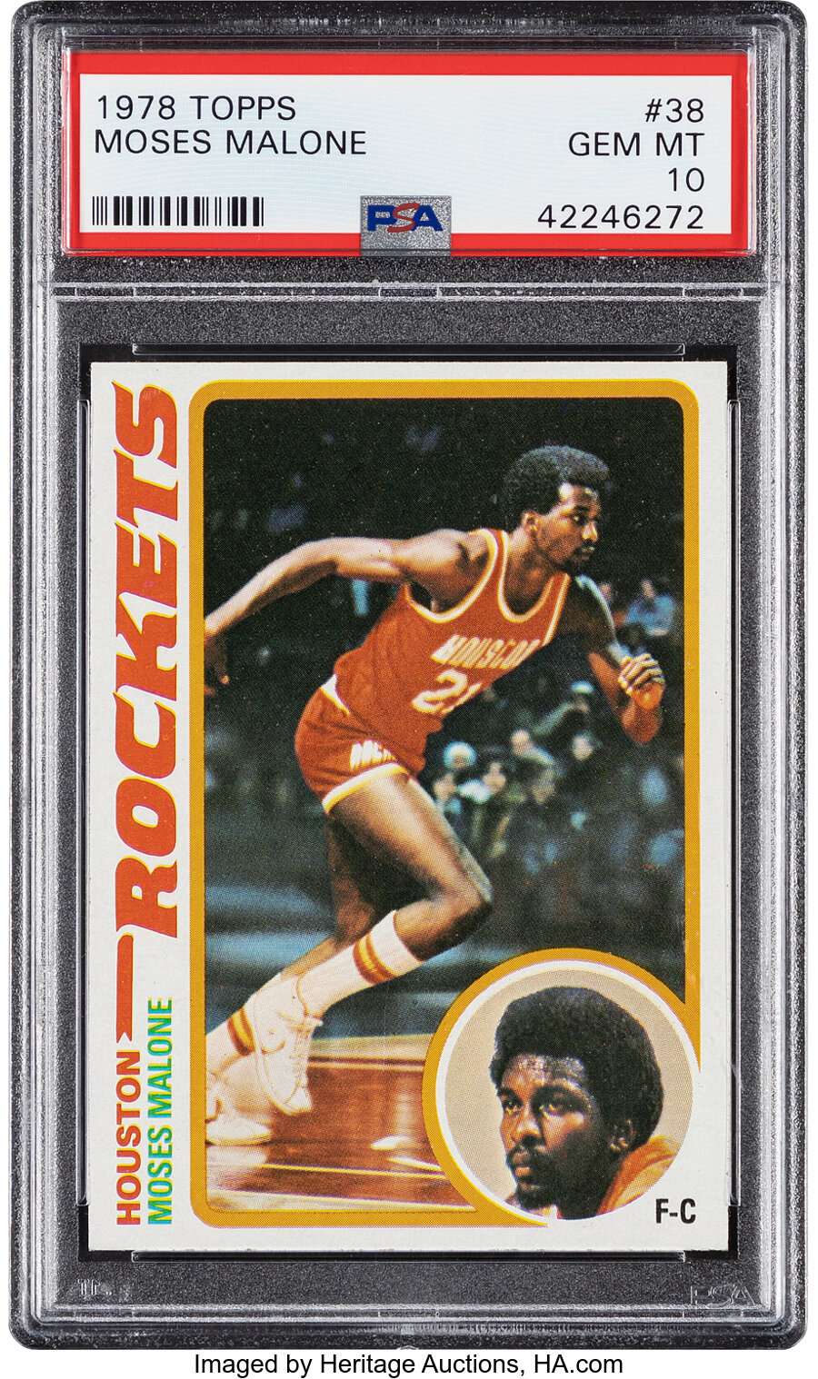 1978 Topps Moses Malone #38 PSA Gem Mint 10