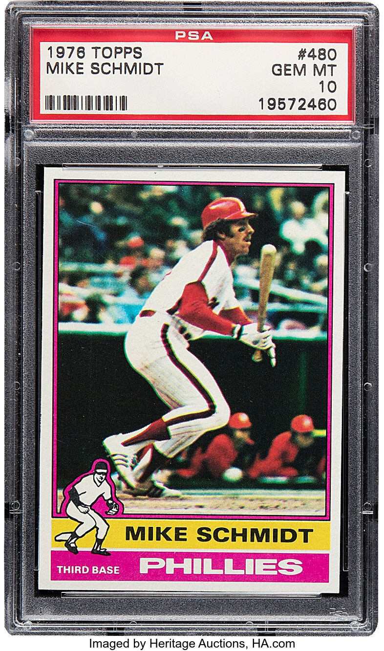 1976 Topps Mike Schmidt #480 PSA Gem Mint 10