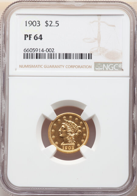 1903 $2 1/2 64 NGC