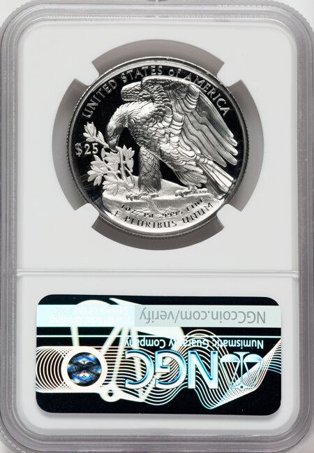 2018-W $25 Palladium, DC 70 NGC