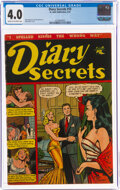 Diary Secrets #10 (St. John, 1952) CGC VG 4.0 Cream to off-white pages