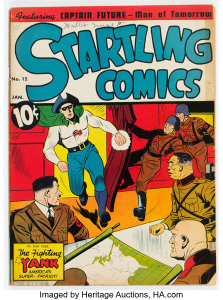 Golden Age (1938-1955):Superhero, Startling Comics #12 (Better Publications, 1942) Condition: VG....