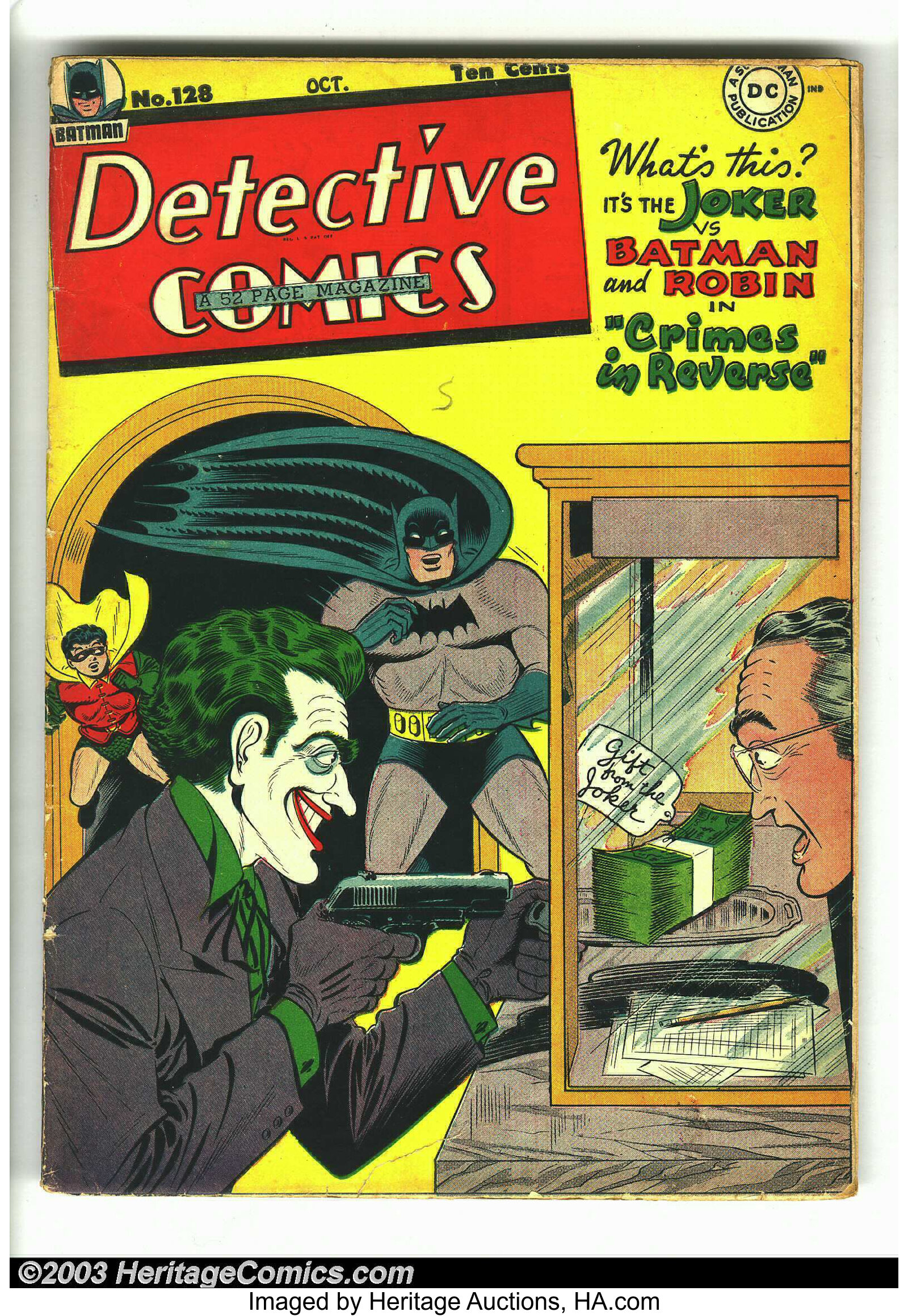 Detective Comics #128 (DC, 1947) Condition: GD/VG. Joker cover by | Lot  #410 | Heritage Auctions