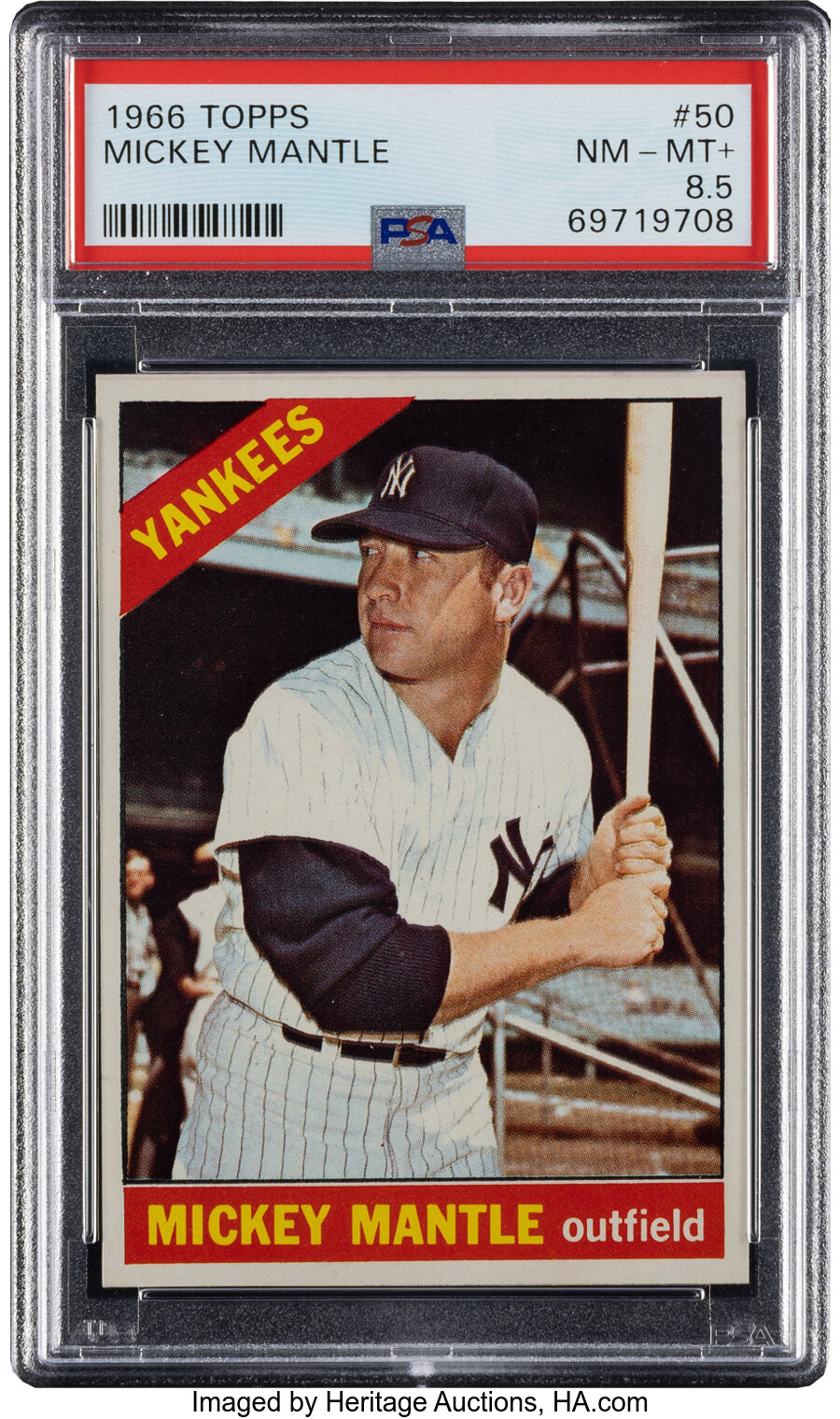 1966 Topps Mickey Mantle #50 PSA NM-MT+ 8.5