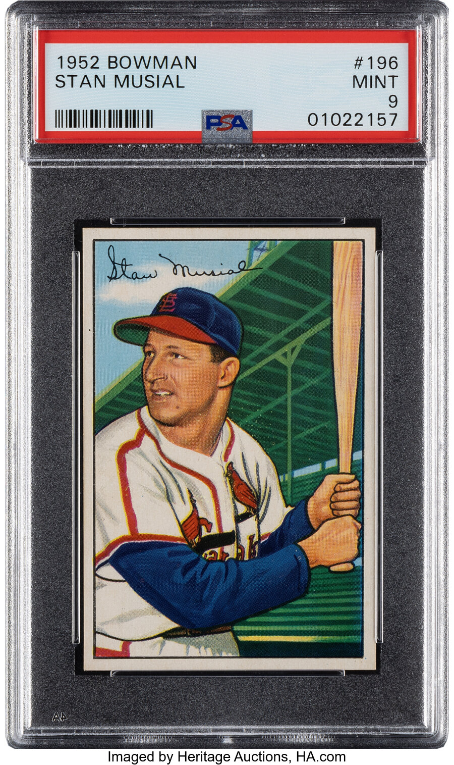 1952 Bowman Stan Musial #196 PSA Mint 9 - None Higher!