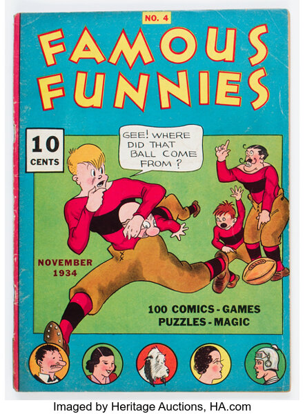 Platinum Age (1897-1937):Miscellaneous, Famous Funnies #4 (Eastern Color, 1934) Condition: VG+....