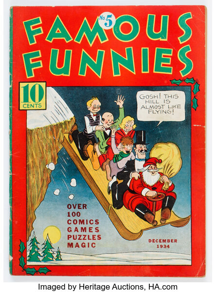 Platinum Age (1897-1937):Miscellaneous, Famous Funnies #5 (Eastern Color, 1934) Condition: VG+....