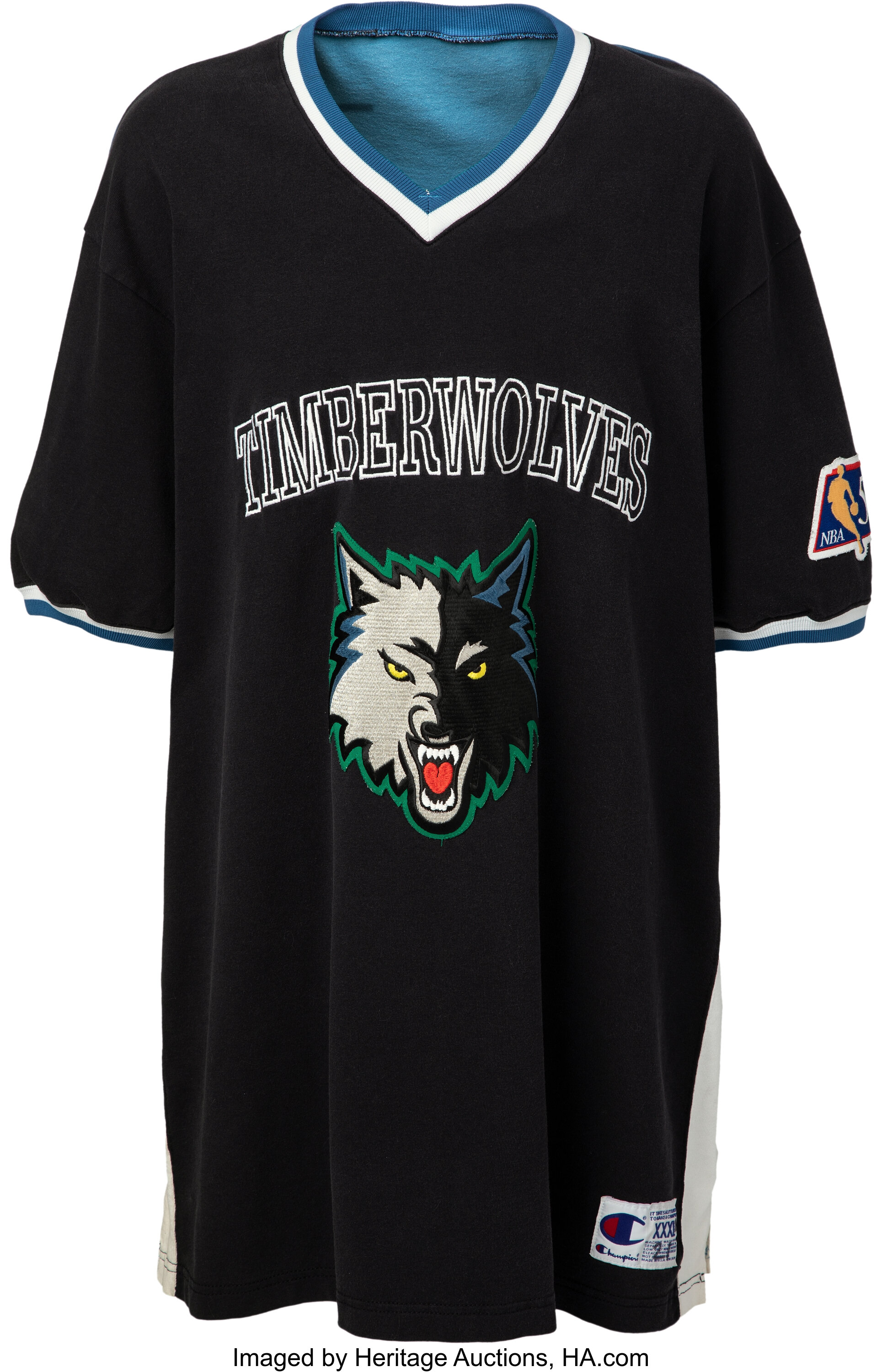1996-97 Kevin Garnett Game Worn Minnesota Timberwolves Shooting | Lot ...