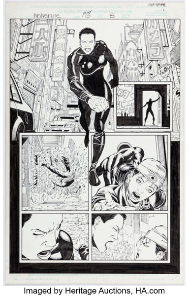 Original Comic Art:Story Page, Sean Chen and Norm Rapmund Wolverine #173 Story Page 8 Original Art (Marvel, 2002).....