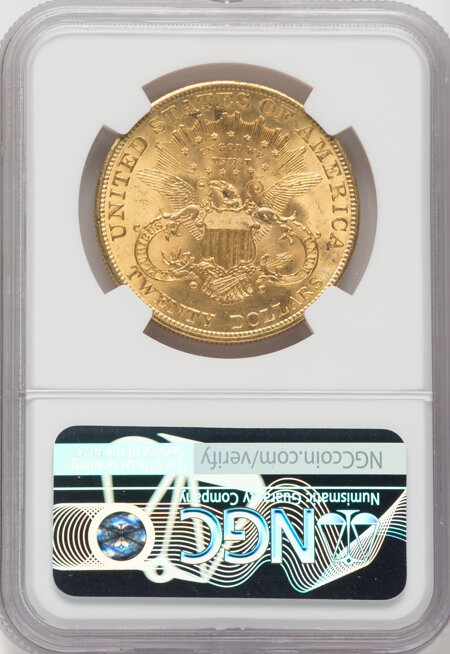 1904 $20 Liberty 65 NGC
