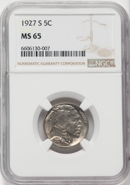 1927-S 5C 65 NGC