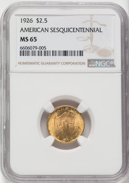 1926 $2 1/2 SESQUI 65 NGC