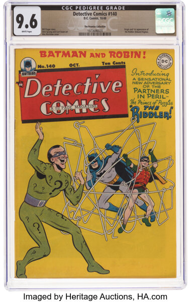 Golden Age (1938-1955), Detective Comics #140 The Promise Collection Pedigree (DC,...