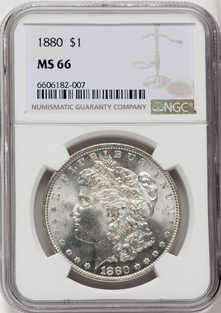 1880 S$1 66 NGC