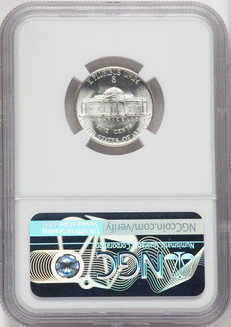 1942-S 5C, FS NGC Plus 67 NGC
