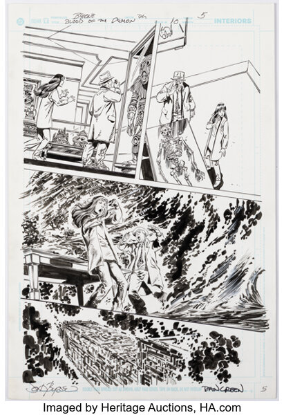 Original Comic Art:Story Page, John Byrne and Dan Green Blood of the Demon #10 Story Page 5 Original Art (DC, 2006).