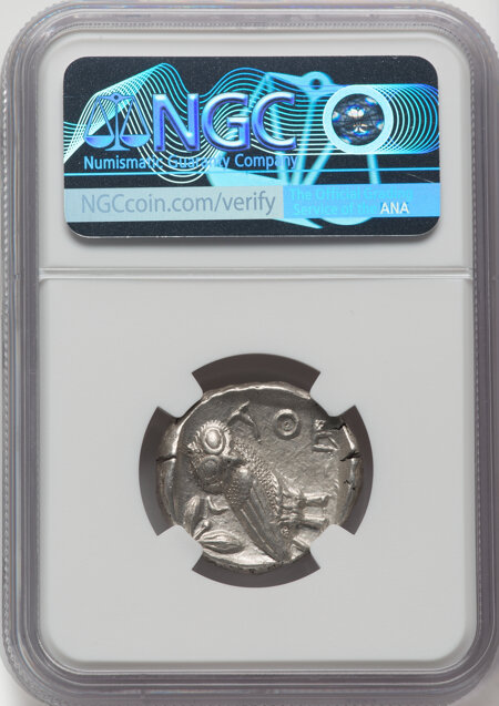 Greek ATTICA. Athens. c.440-404 BC. AR Tetradrachm  Choice XF NGC