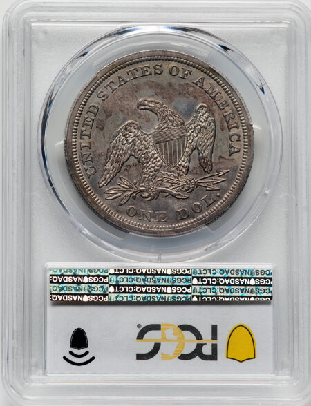 1847 S$1 PCGS Secure 61 PCGS