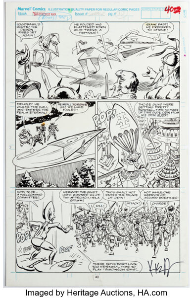 Original Comic Art:Story Page, Kieron Dwyer The Impossible Man Summer Vacation Spectacular #2 Story Page 10 Original Art (M...