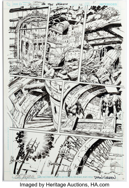 Original Comic Art:Story Page, John Byrne and Dan Green Blood of the Demon #16 Story Page 4 Original Art (DC, 2006).