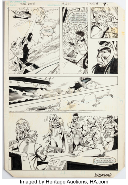 Original Comic Art:Story Page, Eduardo Barreto and Ricardo Villagran Atari Force #19 Story Page 5 Original Art (DC, 1985).