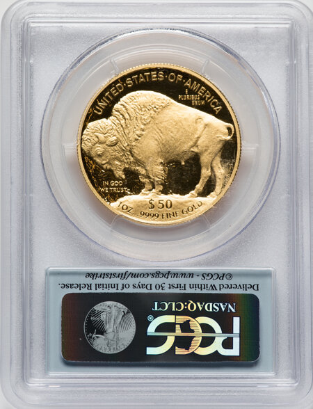 2014-W $50 One-Ounce Gold Buffalo, First Strike, PR DC 70 PCGS