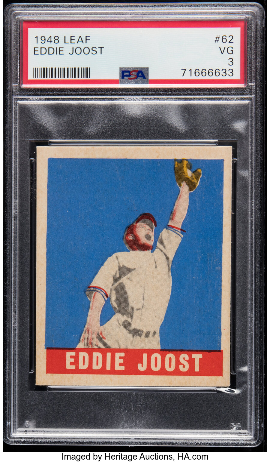 1948 Leaf Eddie Joost #62 PSA VG 3