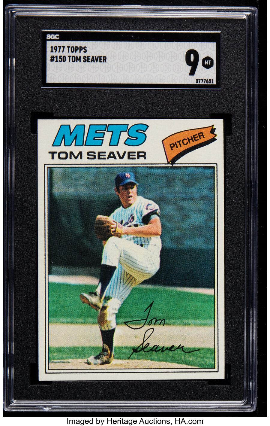 1977 Topps Tom Seaver #150 SGC Mint 9 - None Higher!