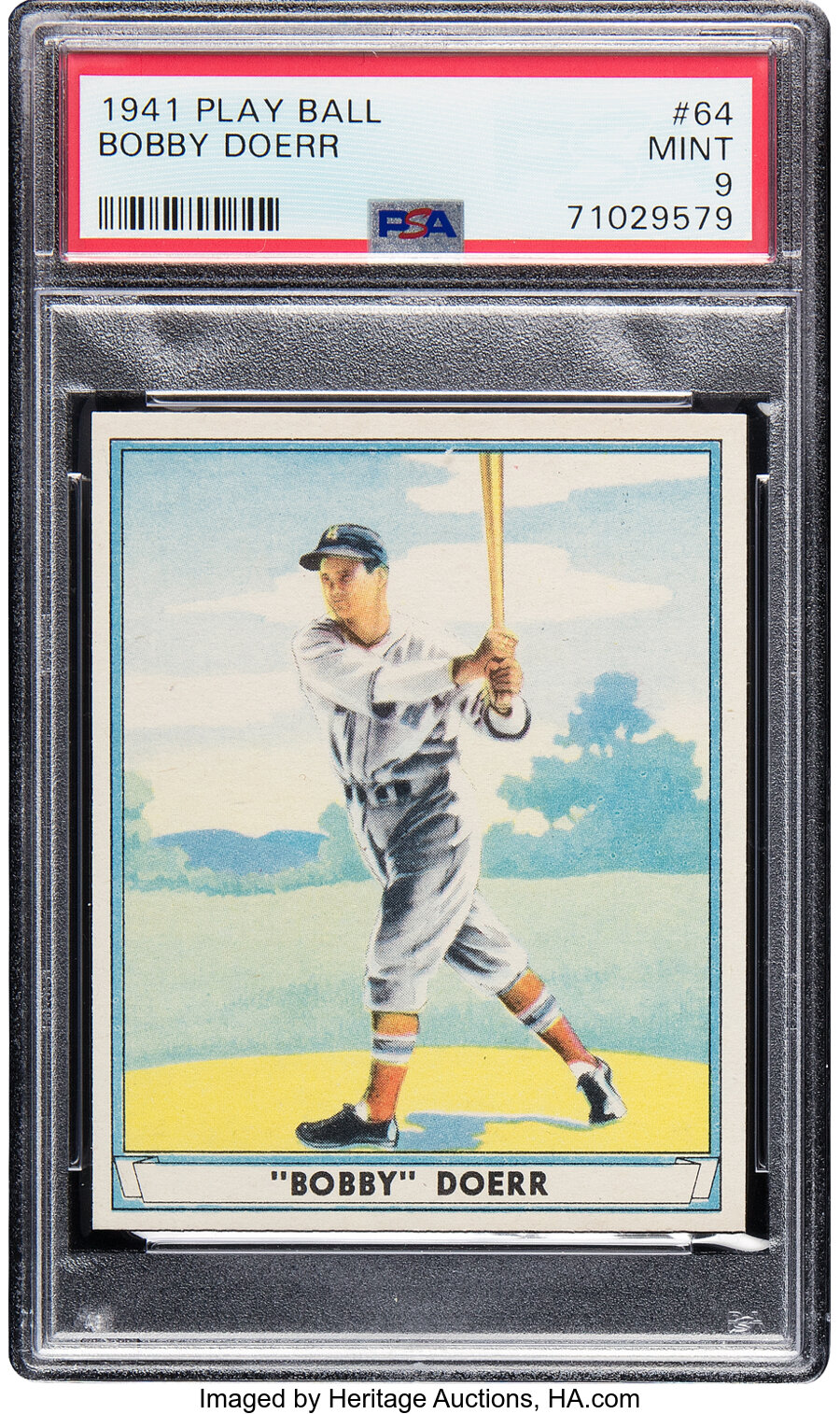 1941 Play Ball Bobby Doerr #64 PSA Mint 9 -- None Higher