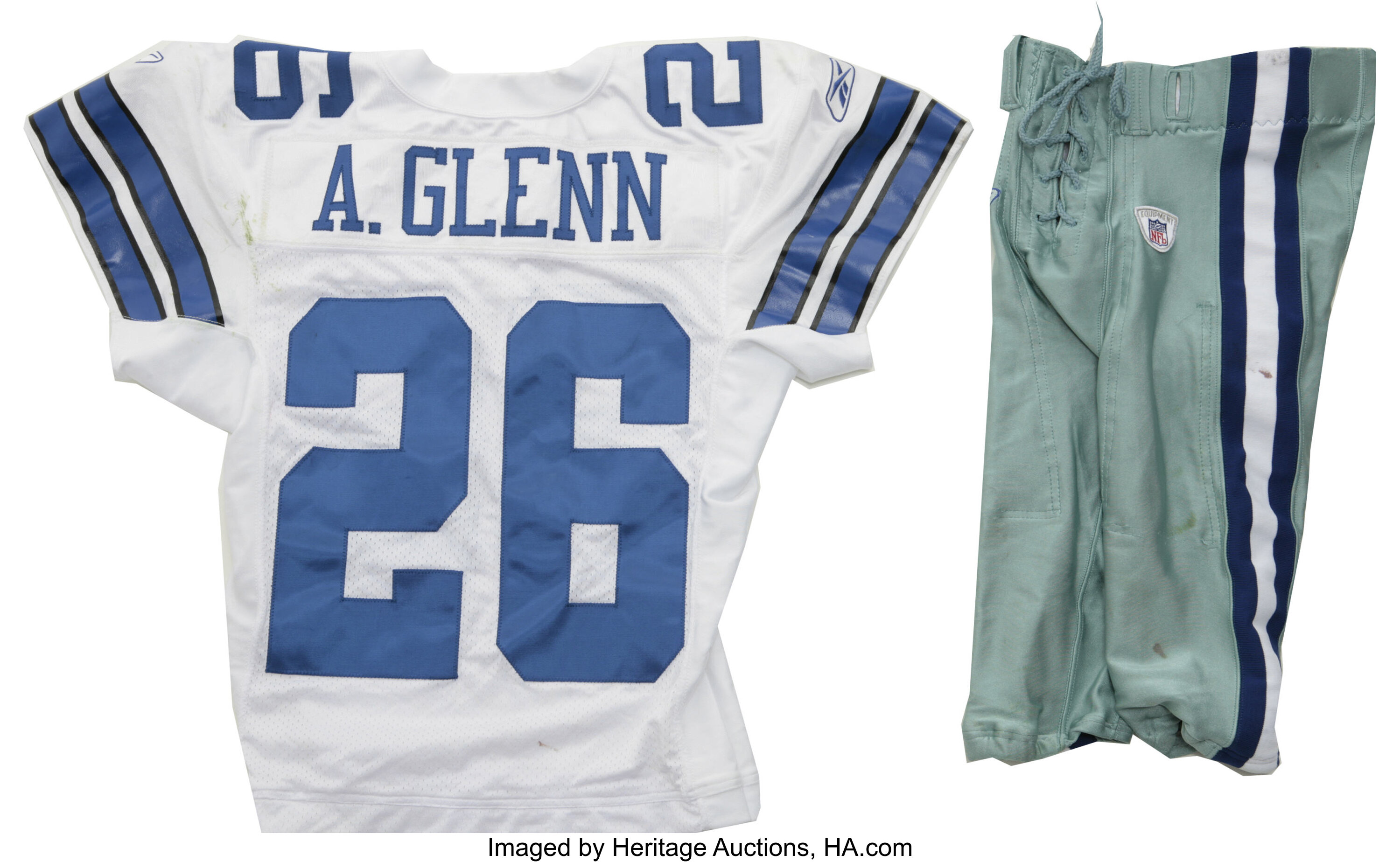 Lot Detail - Rare 2005 Aaron Glenn Dallas Cowboys Game-Used Jersey