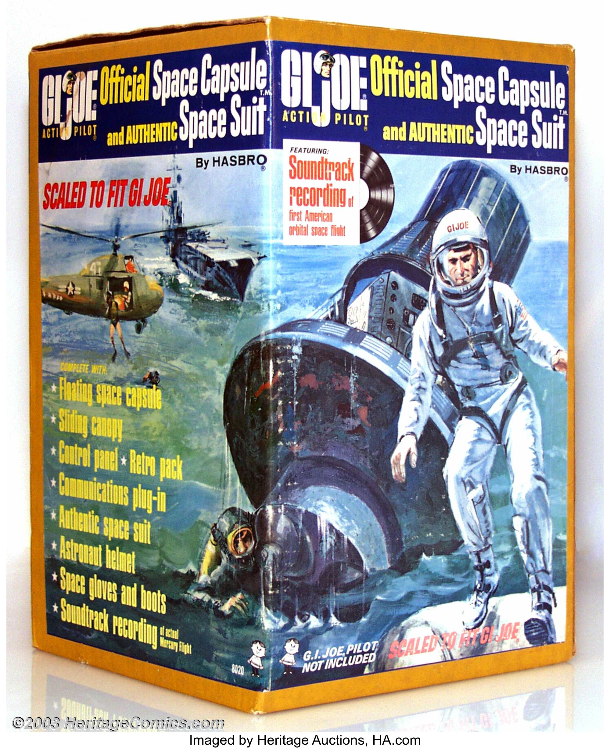 Gi Joe First Issue Space Capsule Wrecord In Box Hasbro 1966 A Lot 6492 Heritage Auctions